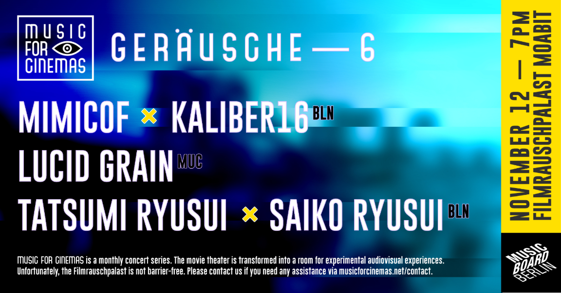 Ger&auml;usche #6 flyer